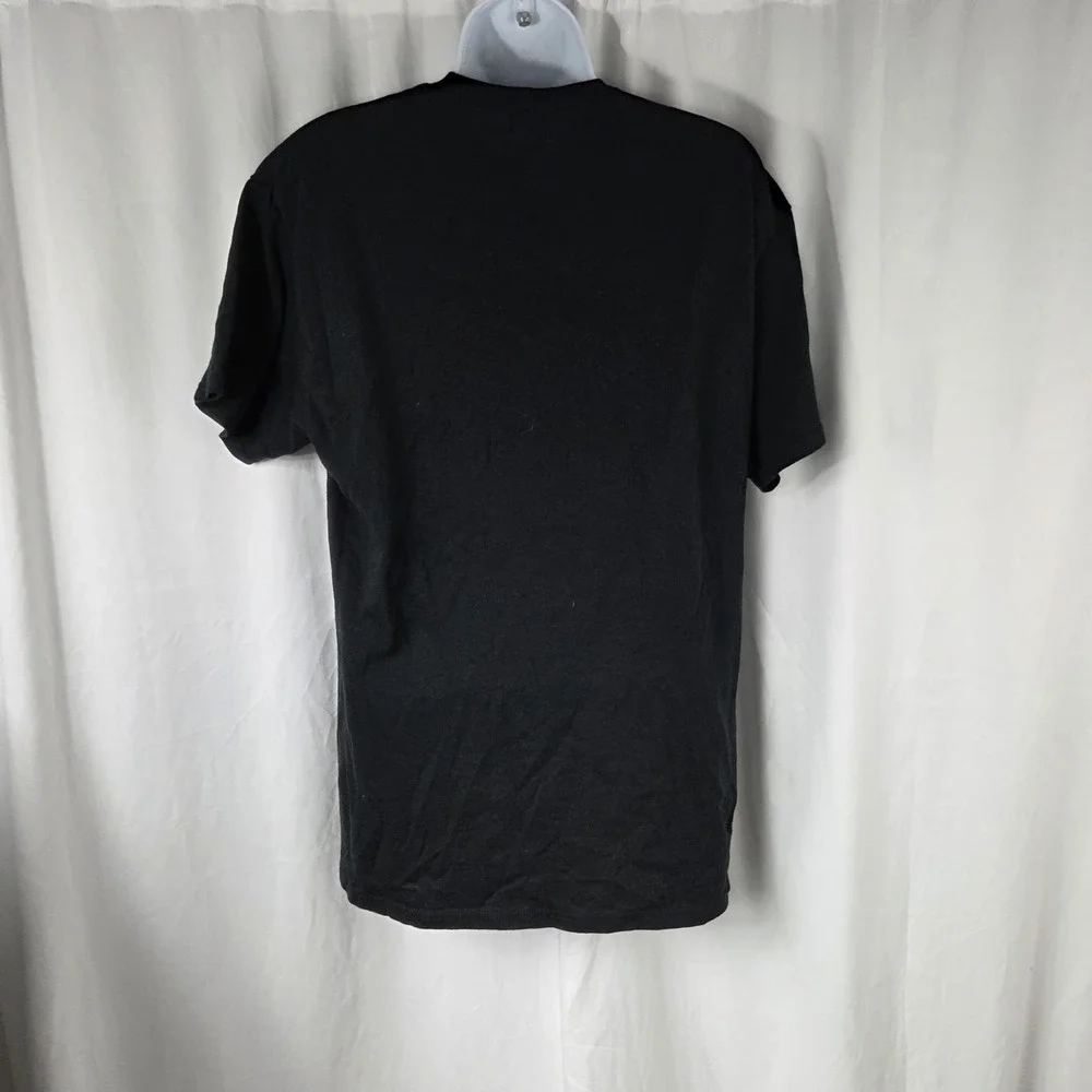 Jerzees Dri Powered Youth Size Medium Rock The Test Graphic T Shirt Black